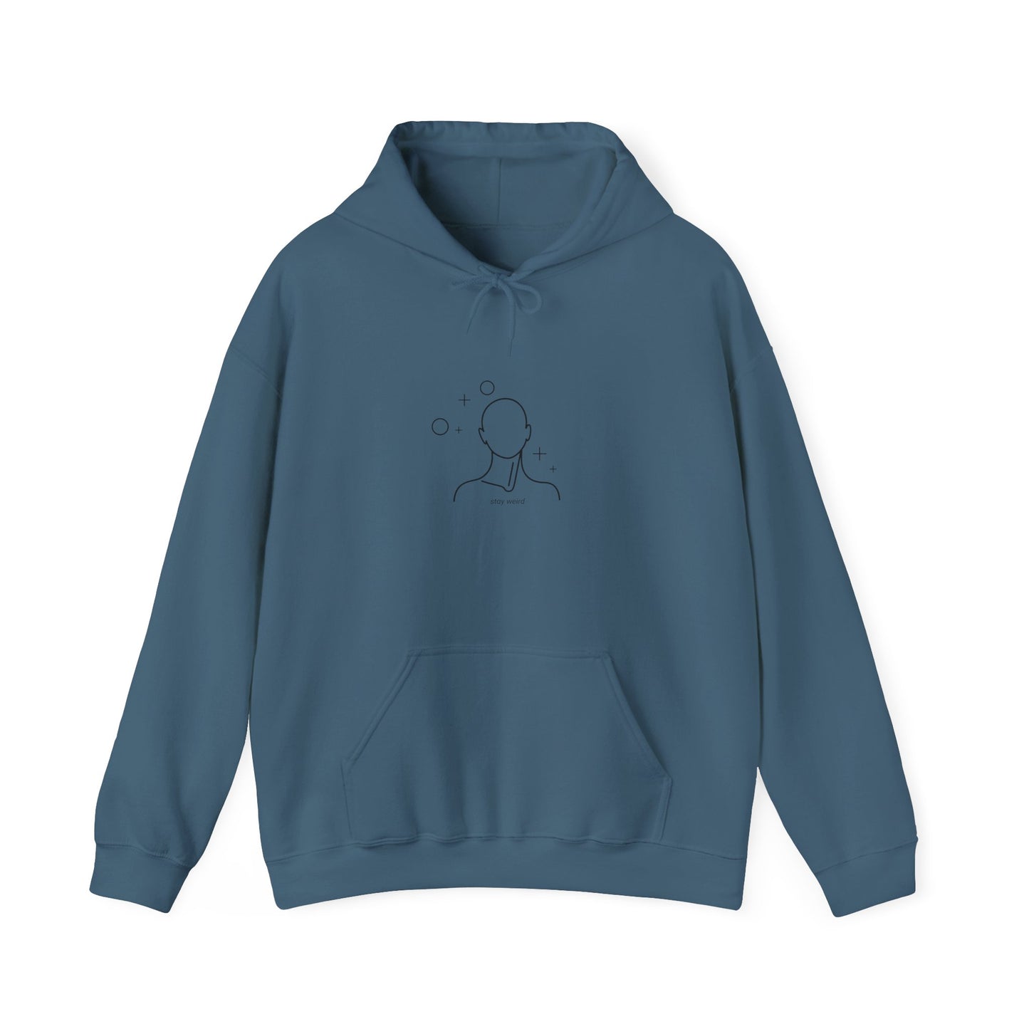 Minimalist Hoodie with Relaxing Vibes, Cozy Sweatshirt for Self-Care, Unisex Fashion, Gift for Friends, Everyday Wear