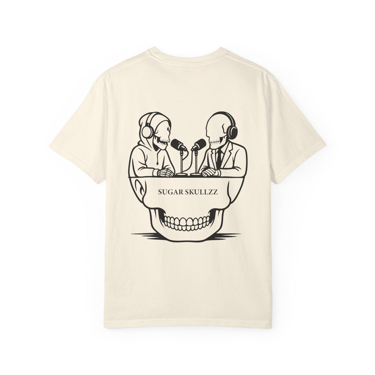 Skull Podcast Unisex T-Shirt - Cool Graphic Tee for Music Lovers