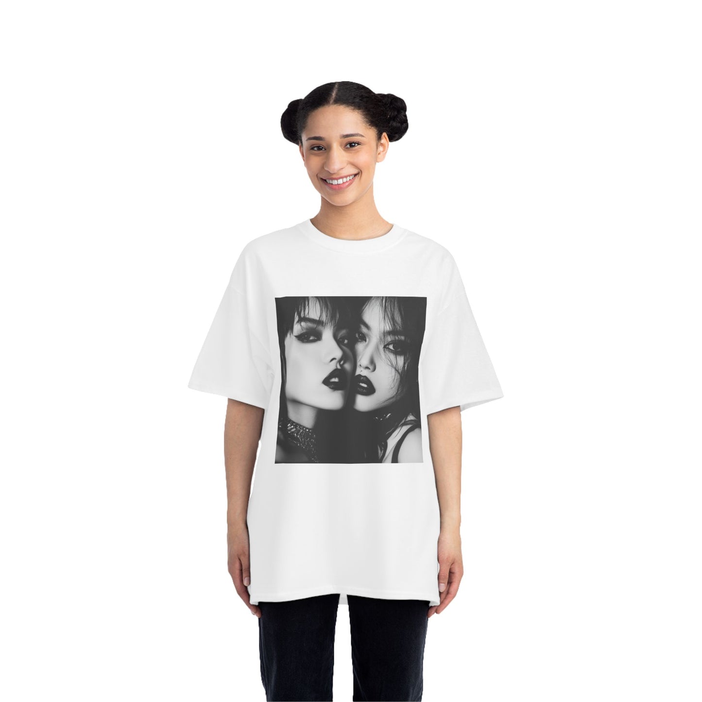 Chic Graphic Tee - Edgy Short-Sleeve Shirt, Fashionable Gift for Her, Casual Wear for Fashion Lovers, Stylish Everyday Tee, Trendy [...]