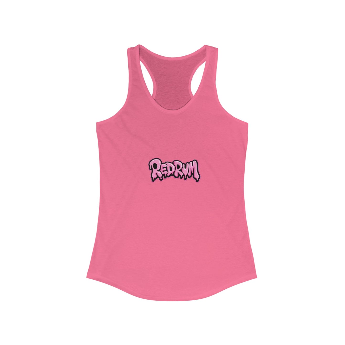 Redrum Women's Racerback Tank, Halloween Costume Top, Spooky Summer Shirt, Horror Film Apparel, Gift for Fans