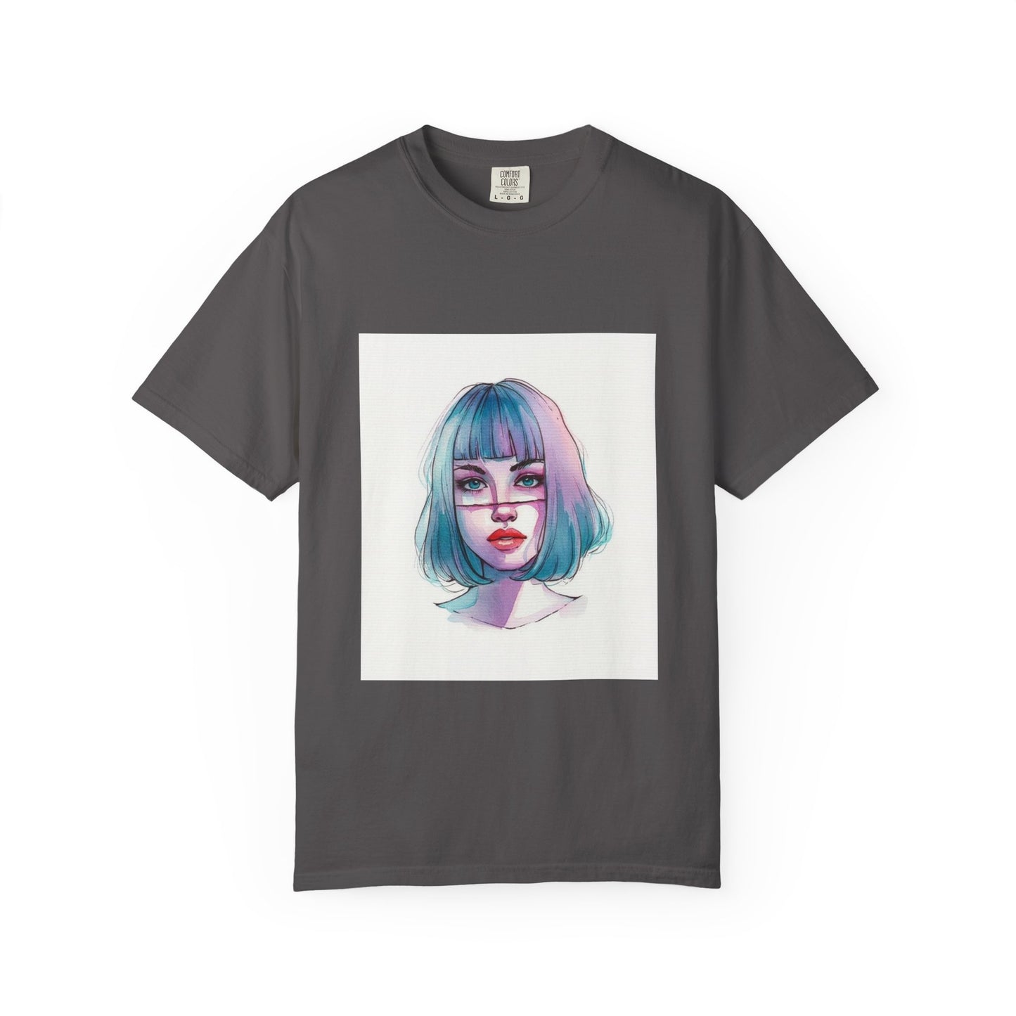 Artistic Unisex T-shirt with Colorful Portrait Design, Casual Wear, Gift for Art Lovers, Birthday Present, Customizable Apparel, [...]