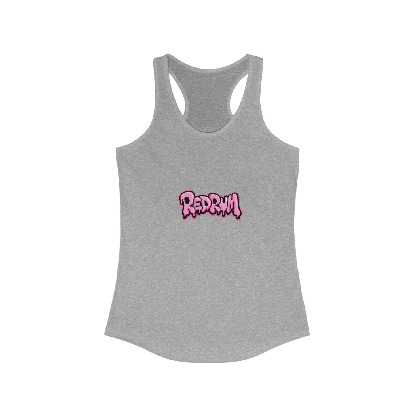 Redrum Women's Racerback Tank, Halloween Costume Top, Spooky Summer Shirt, Horror Film Apparel, Gift for Fans