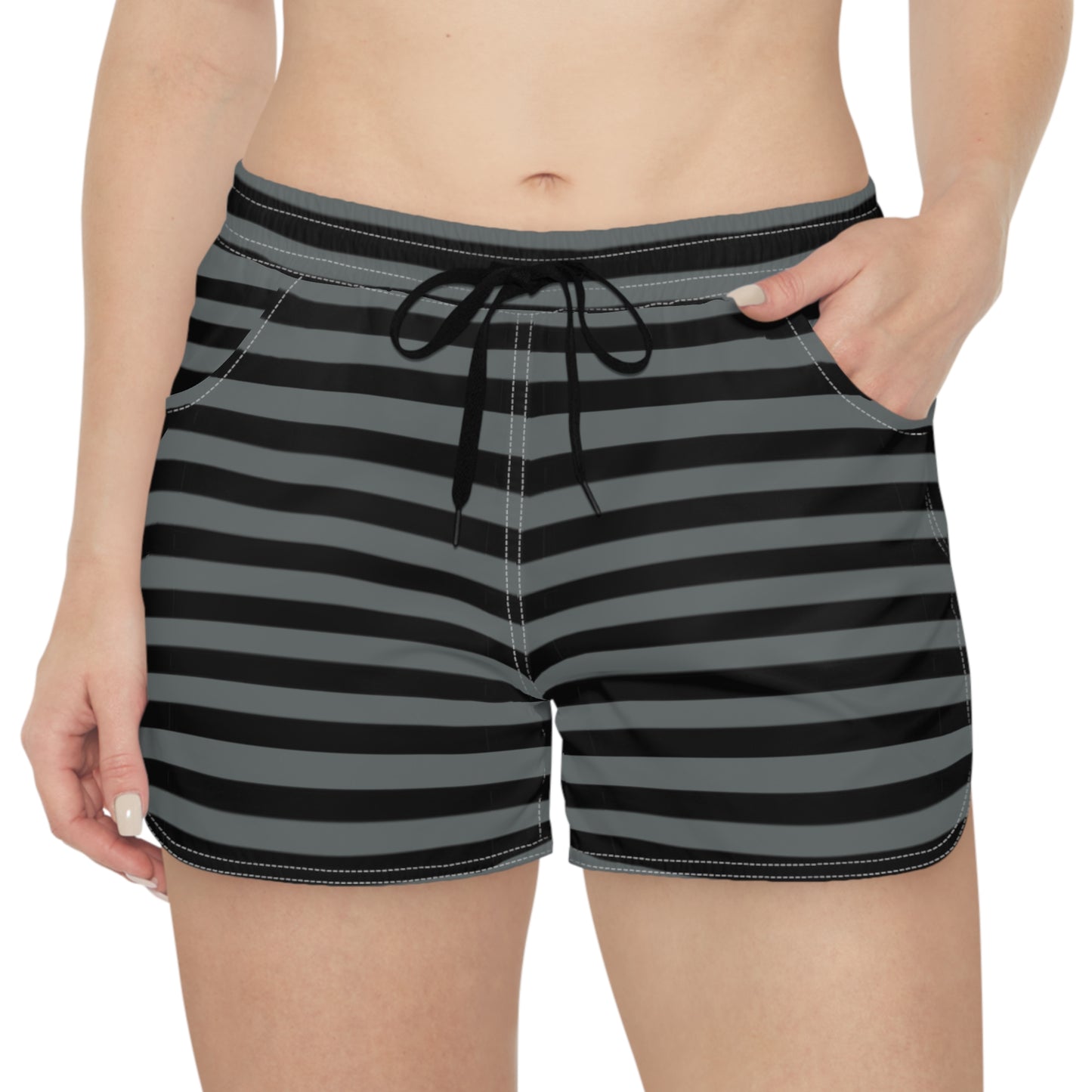 Casual Striped Shorts for Women, Perfect for Summer, Beach Trips, Everyday Wear, Stylish & Comfortable