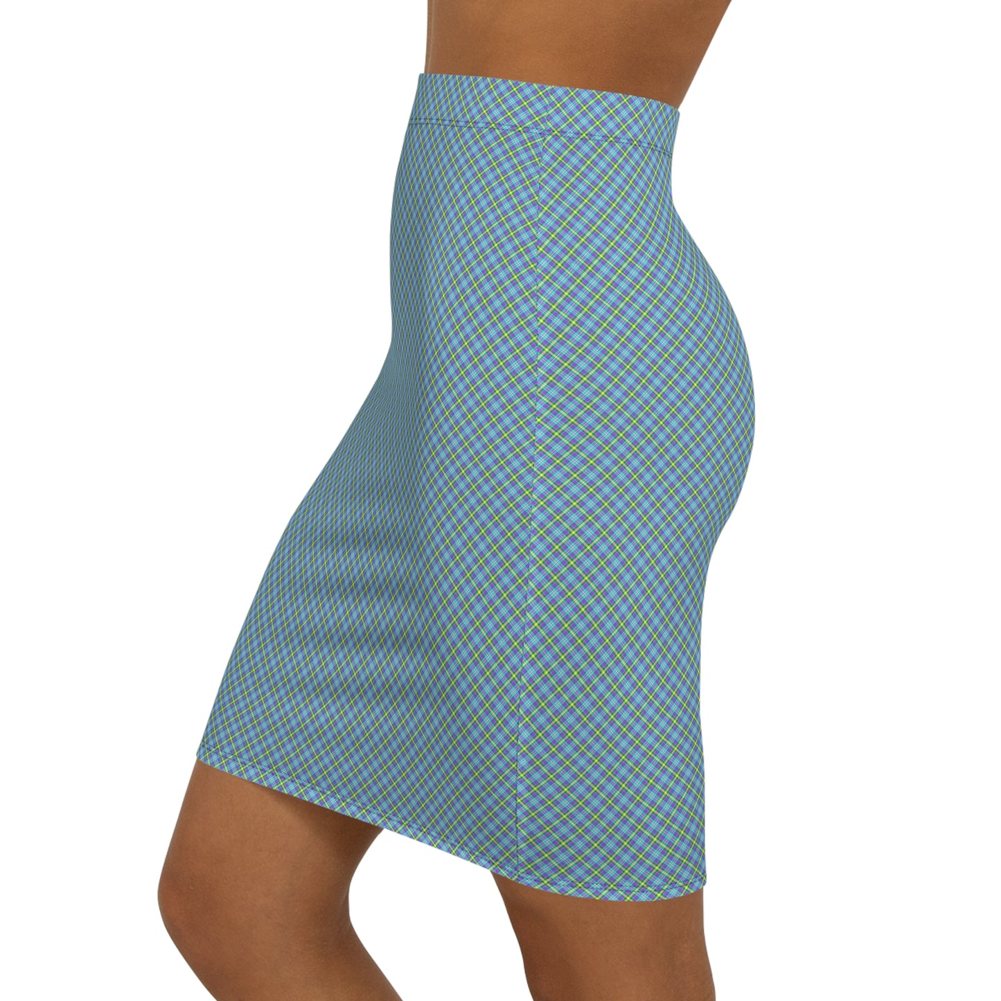 Trendy Women's Pencil Skirt, Elegant Mid-Waist Checkered Skirt, Stylish Office Wear, Chic Date Night Outfit, Comfortable Fit for Any [...]