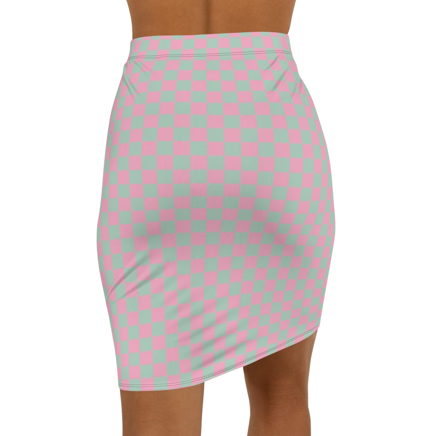 Trendy Women's Mid-Waist Pencil Skirt, Fashion Statement, Casual Wear, Spring/Summer Style, Party Outfit, Gift for Her