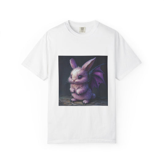 Fantasy Dragon Bunny Unisex T-shirt | Cute Animal Graphic Tee, Nature Lovers Gift, Whimsical Apparel, Perfect for Kids & Adults