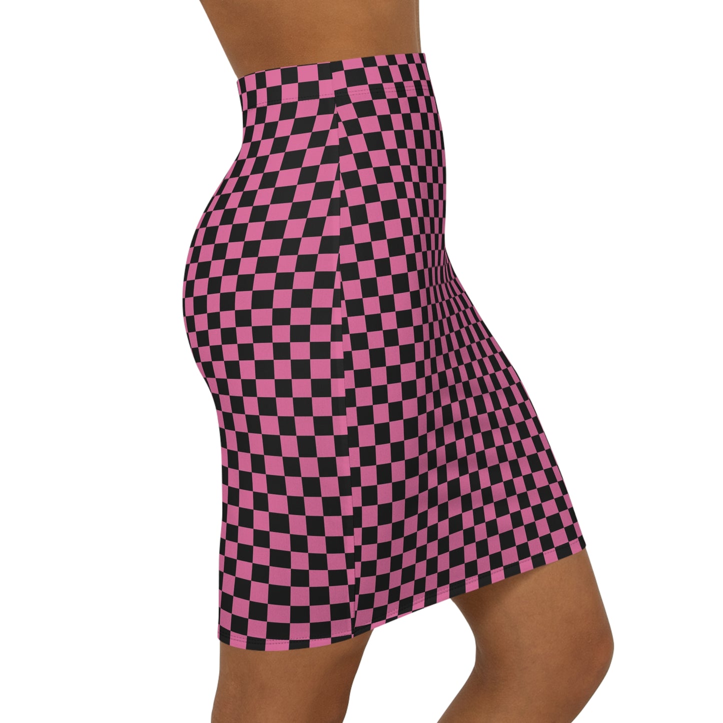 Women's Mid-Waist Pencil Skirt
