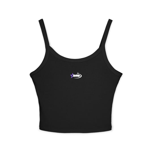 Cute Women's Spaghetti Strap Tank Top with Star Design, Summer Essential, Casual Tank, Gift for Friends, Vacation Wear, Layering Top