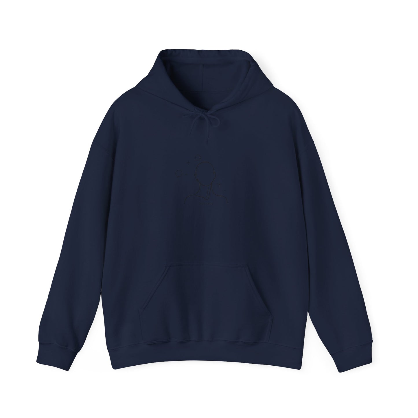 Minimalist Hoodie with Relaxing Vibes, Cozy Sweatshirt for Self-Care, Unisex Fashion, Gift for Friends, Everyday Wear