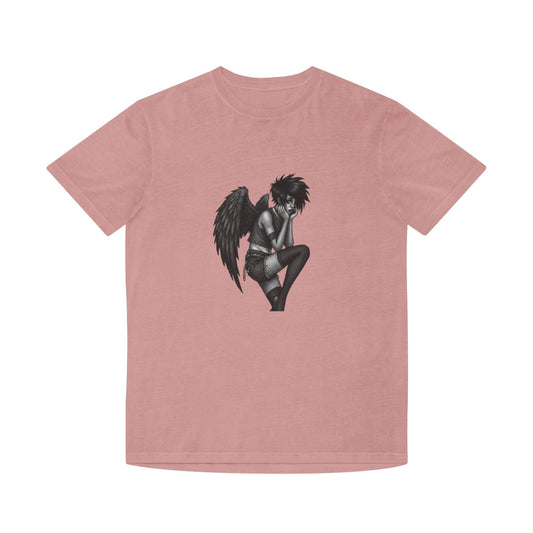 Unisex Vintage Angel Graphic Tee, Casual Wear, Gift for Him/Her, Festival Fashion, Trendy Streetwear