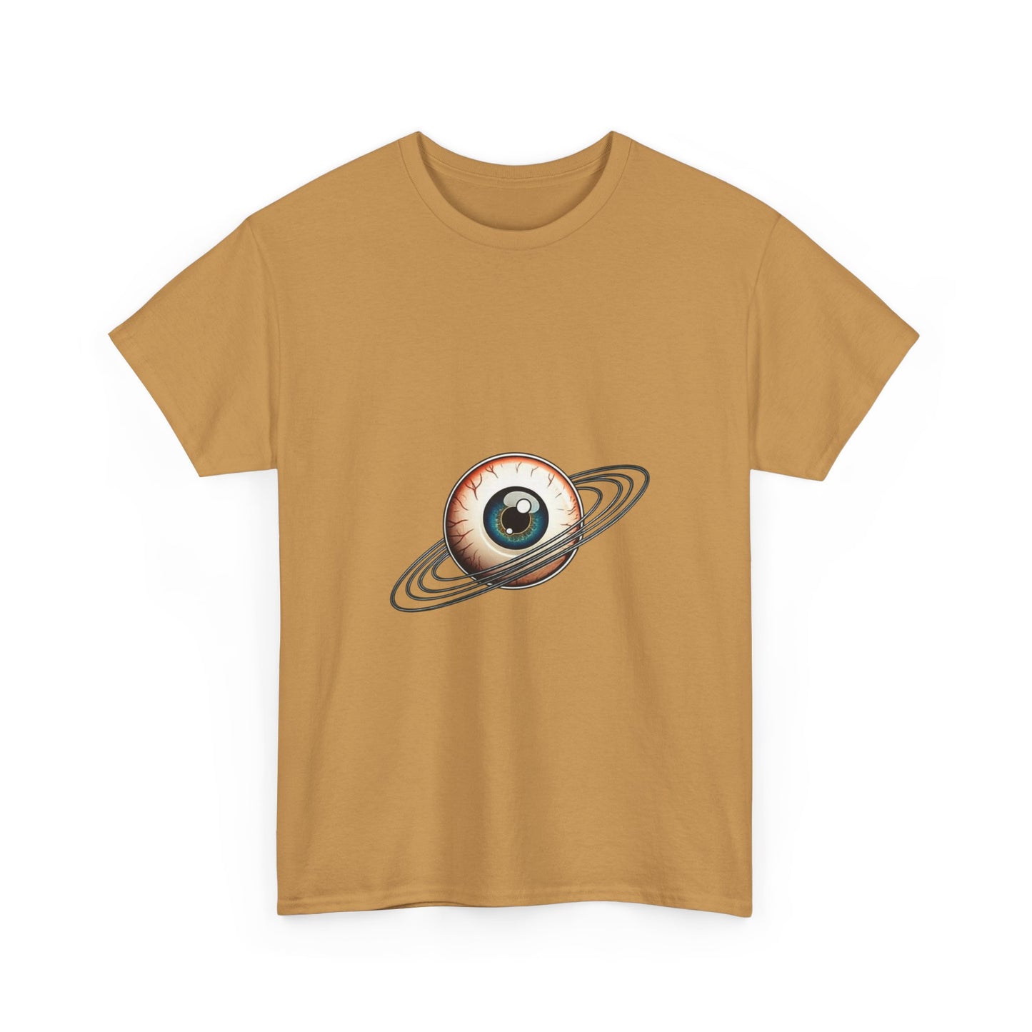 Cosmic Eye Graphic Tee | Unisex Heavy Cotton T-Shirt, Space Lover Gift, Trendy Casual Wear, Unique Birthday Present, Art-Inspired Fashion