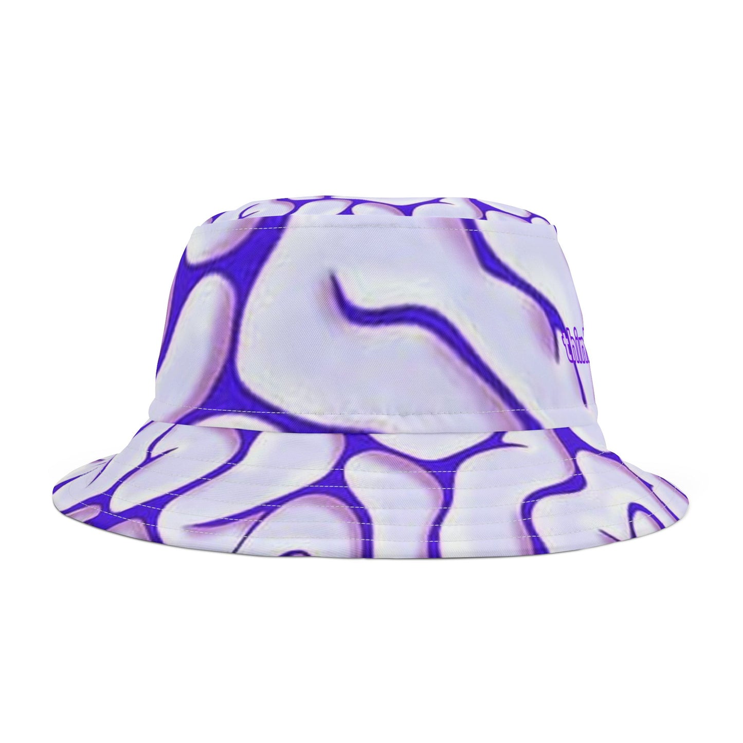 Brain Wave Bucket Hat - AOP, Unique Streetwear, Gift for Students, Summer Accessory, Casual Fashion