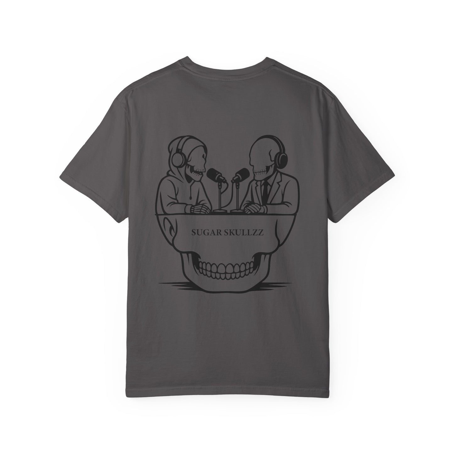 Skull Podcast Unisex T-Shirt - Cool Graphic Tee for Music Lovers