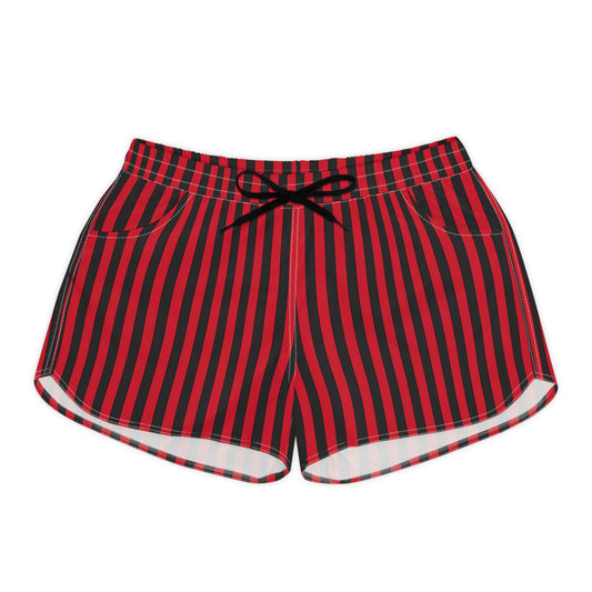 Trendy Women's Casual Shorts - Striped Summer Wear, Beach Outfit, Vacation Shorts, Gym Attire, Festival Shorts