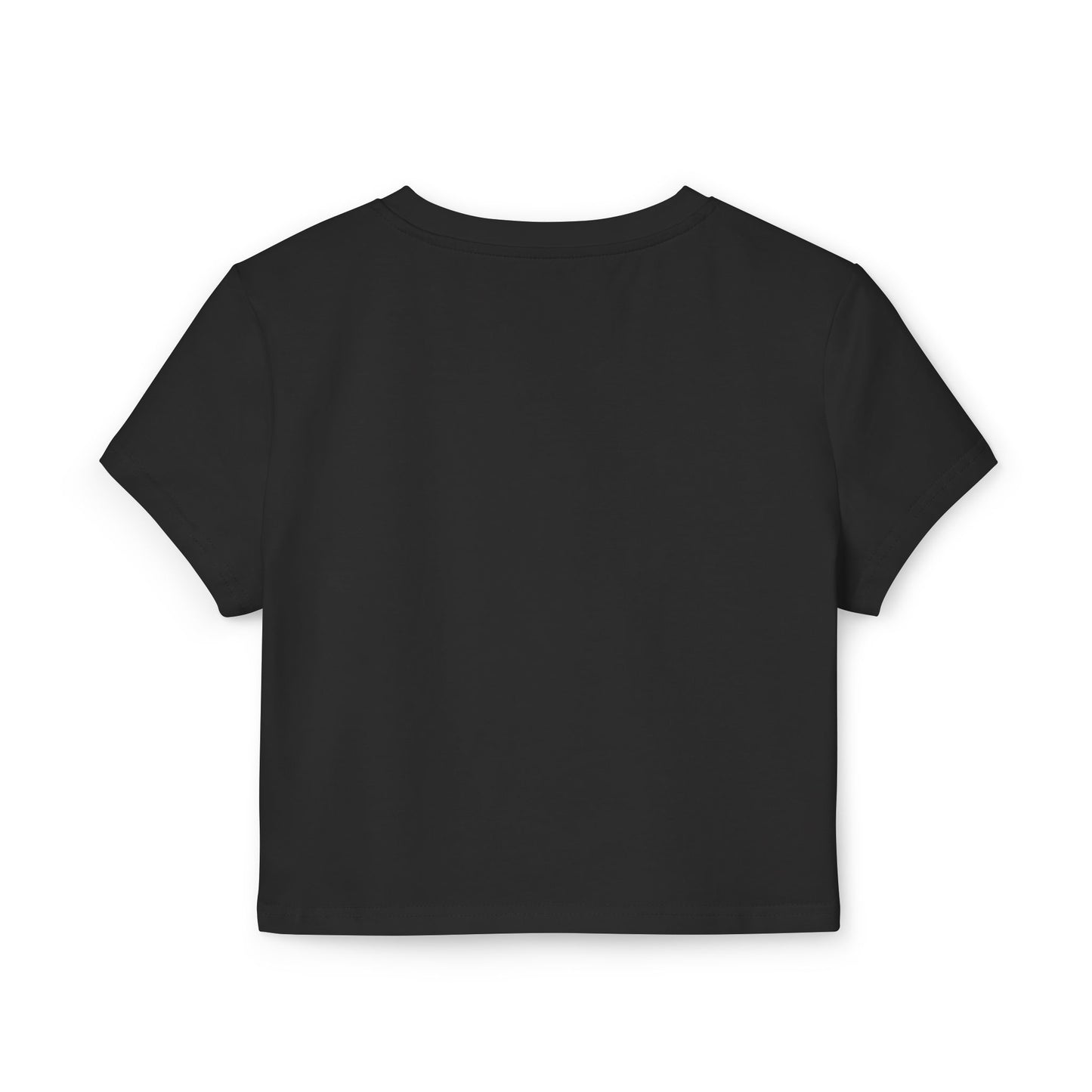 Cropped Tee Rose Graphic