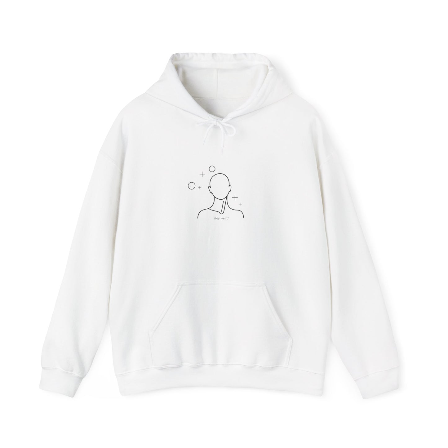 Minimalist Hoodie with Relaxing Vibes, Cozy Sweatshirt for Self-Care, Unisex Fashion, Gift for Friends, Everyday Wear
