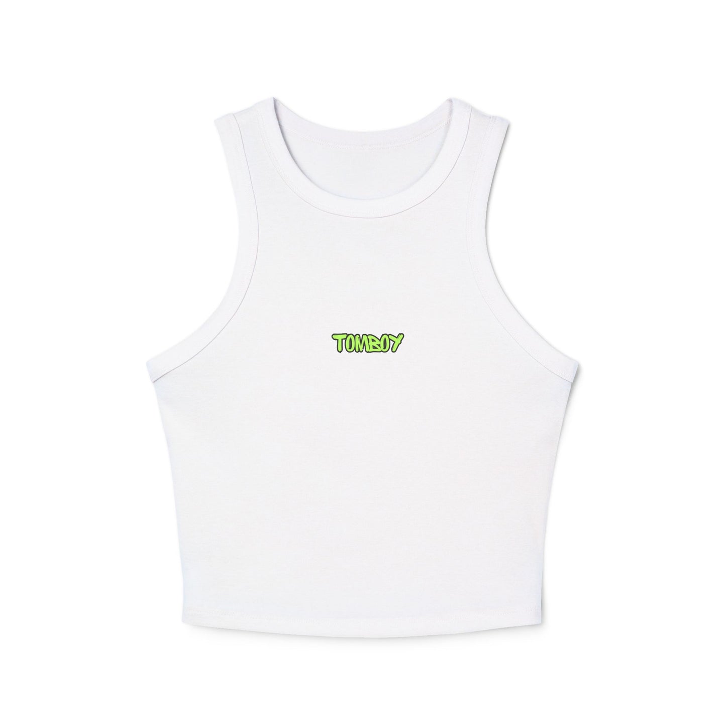 Chic Women's Racer Tank Top - Summer Style, Casual Wear, Fitness Apparel, Everyday Essential, Trendy Sleeveless Top