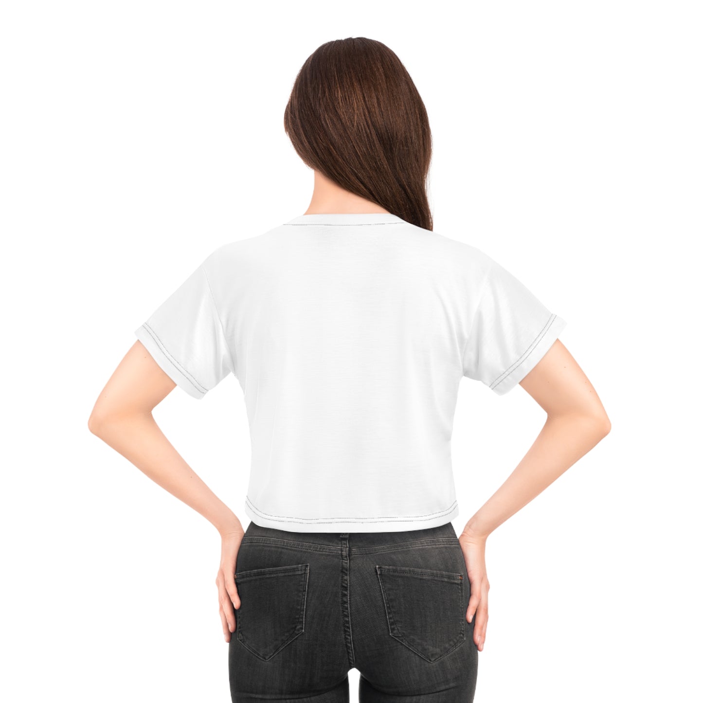 Cute Crop Tee with Fun Text, Summer Crop Top, Casual Tee, Trendy Graphic Tee, Gifts for Her, Streetwear Style