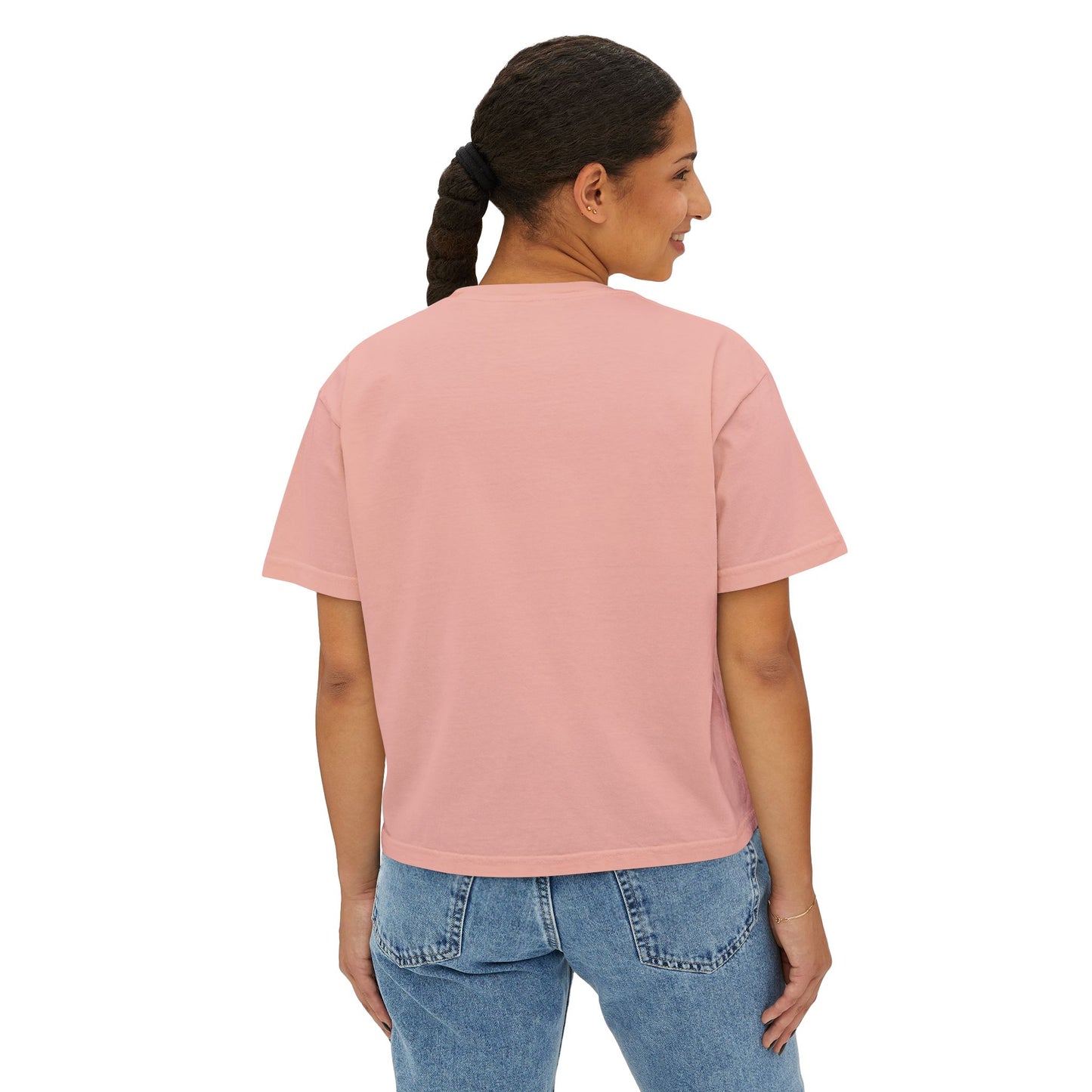 Women's Boxy Tee with 'F*CK OFF' Design, Trendy Graphic Shirt, Casual Everyday Wear, Gift for Her, Festival Fashion