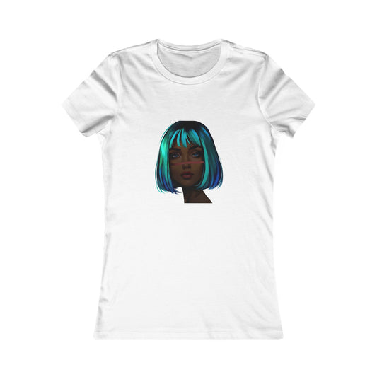 Stylish Women's Graphic Tee with Unique Art, Casual Wear, Birthday Gift, Summer Outfit, Art Lover's Top