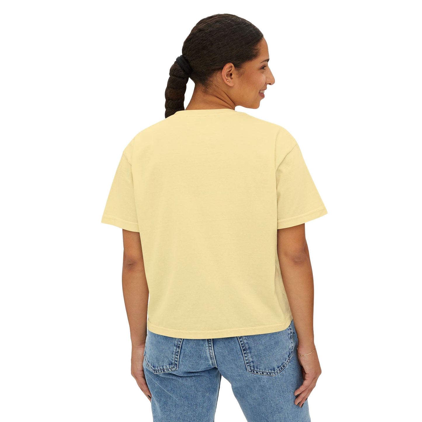 Women's Boxy Tee with 'F*CK OFF' Design, Trendy Graphic Shirt, Casual Everyday Wear, Gift for Her, Festival Fashion