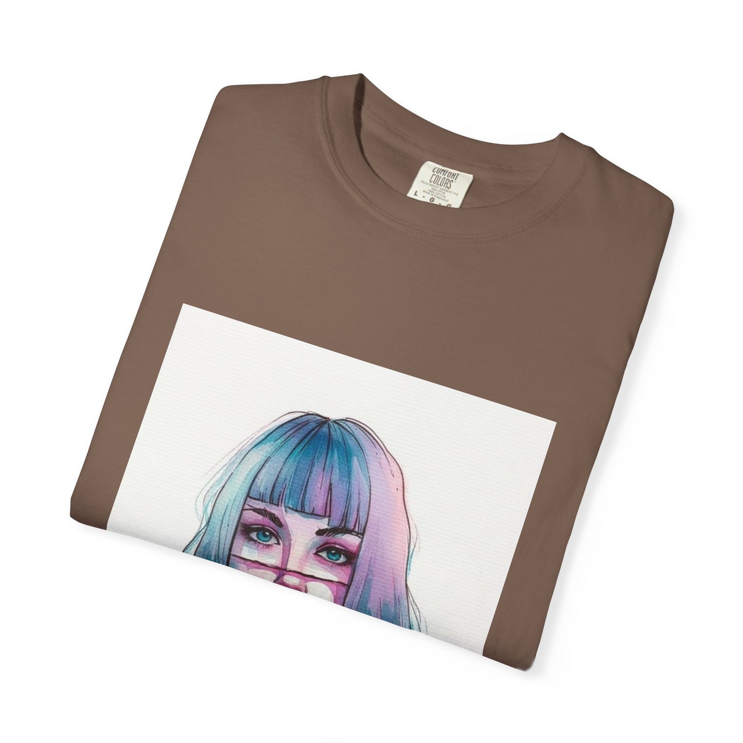 Artistic Unisex T-shirt with Colorful Portrait Design, Casual Wear, Gift for Art Lovers, Birthday Present, Customizable Apparel, [...]