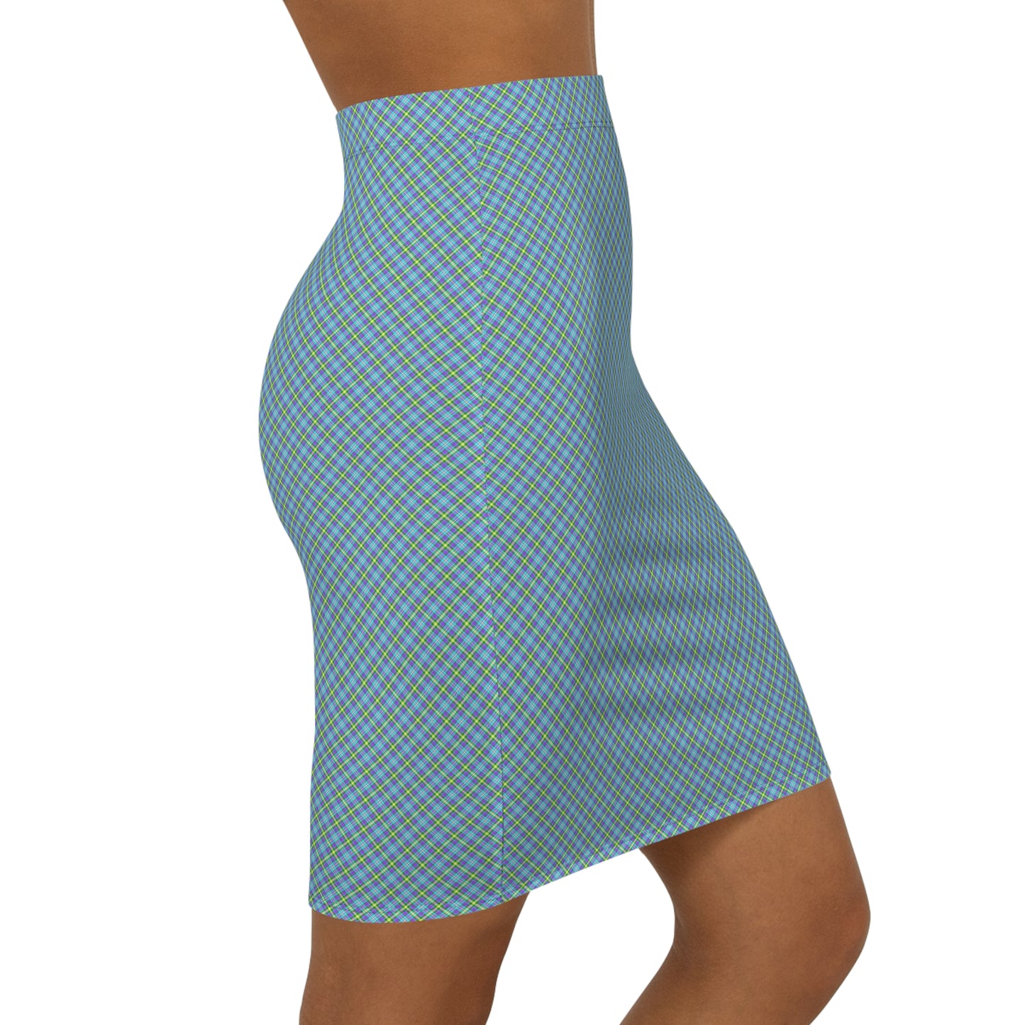 Trendy Women's Pencil Skirt, Elegant Mid-Waist Checkered Skirt, Stylish Office Wear, Chic Date Night Outfit, Comfortable Fit for Any [...]